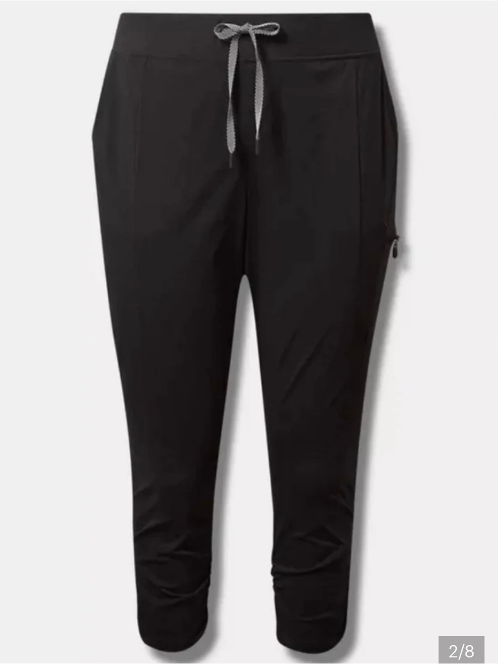 Torrid Black Happy Camper Ripstop Jogger - Size 2X 18-20 Womens Plus